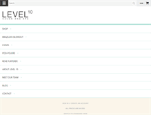 Tablet Screenshot of level10redlands.com